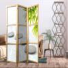 artgeist Japanese Room Divider Spa Zen Oriental 53 x 67 in - 3 Panel Folding Screen Japan Design Home Decoration Art Deco p-C-0016-z-b view 3