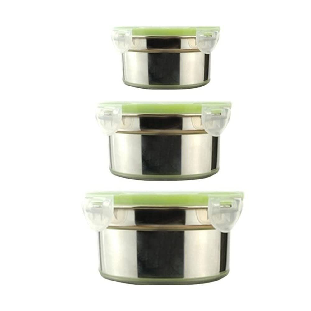 1Pcs Stainless Steel Sealed Preservation Box (Medium)