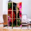 artgeist Japanese Room Divider Flowers 53 x 67 in - 3 Panel Folding Screen Japan Design Home Decoration Art Deco b-A-0491-z-b view 3