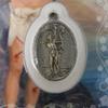 Needzo - Saint Sebastian Holy Prayer Card with Medal - Prayers on The Back, Catholic Saints Pocket Prayer Bookmarks - Bible Page Holders, Patron of Plague, Illness of The Dying, 3 3/8", Pack of 3 view 2