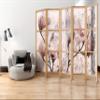 artgeist Japanese Room Divider XXL Flowers Magnolias 90 x 67 in - 5 Panel Folding Screen Japan Design Home Decoration Art Deco b-C-0389-z-c view 2