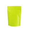 100PCS Matte Double-Sided Colored Stand-Up Bags (14x20cm (5.5x7.9"), Lime Green) view 1