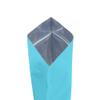 100PCS Matte Double-Sided Colored Stand-Up Bags (16x22cm (6.3x8.6"), Sky Blue) view 3
