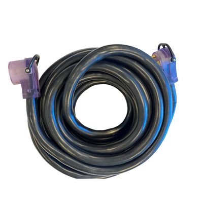 NU-SET RV Extension Cord with Pull Handles and Lighted Ends, 50 Amp - 30 ft