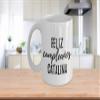 Feliz Cumpleanos Catalina Mug Spanish Happy Birthday Personalized Name Gift Coffee Tea Cup 11 oz view 3