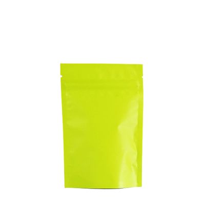 100PCS Matte Double-Sided Colored Stand-Up Bags (10x15cm (4x6"), Lime Green)