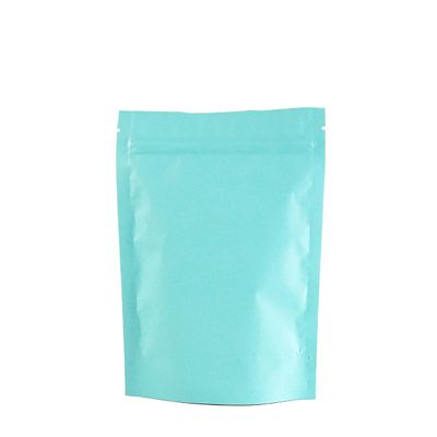 100PCS Matte Double-Sided Colored Stand-Up Bags (14x20cm (5.5x7.9"), Sky Blue)