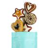 100PCS Matte Double-Sided Colored Stand-Up Bags (14x20cm (5.5x7.9"), Sky Blue) view 3