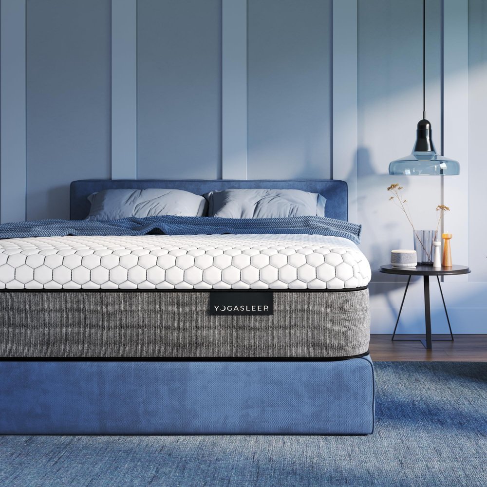 Yogabed Cool Hybrid Mattress (12 Inch) Sleep Cool & Comfortable All Night, Copper-Infused Memory Foam, Edge Coil System, CertiPUR-US Certified Foam, Support & Pressure Relief: Twin XL