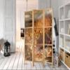 artgeist Japanese Room Divider Dandelion Abstract 53 x 67 in - 3 Panel Folding Screen Japan Design Home Decoration Art Deco b-A-0360-z-b view 3