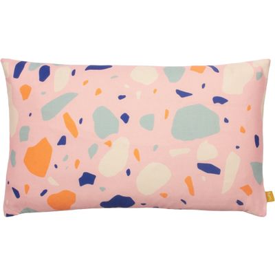 Furn Terra Throw Pillow Cover (30cm x 50cm) (Powder Pink)