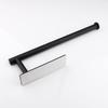 Alnicov Paper Towel Holder, Wall Mount Paper Towel Holder for Kitchen Cabinet Bathroom Wall Mounted Stand Black view 1