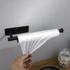 Alnicov Paper Towel Holder, Wall Mount Paper Towel Holder for Kitchen Cabinet Bathroom Wall Mounted Stand Black view 3