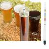 Hydrometer, With Sugar Density Triple Scale Specific Tester Brewing Measuring Instrument for Home Brew Beer Wine And Kombucha view 3