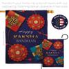 Ornament Collection Rakhi Purnima Burlap House Flag Eagle Set Celebration Raksha Bandhan Festival Rkshabandhan Siblings Ceremony Hindu 0 Double-Sided, Made in USA view 4