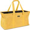 BALEINE Extra Large Utility Tote Bag with Reinforced Wire Frame, Reusable Grocery Bag for Shopping, Picnic (Yellow, 22''x12''x10'') view 1