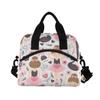 Ballerina Girl Lunch Bag for Kids Cute Ballet Insulated Cooler Lunch Box Large Capacity Lunch Organizer for Boys Girls view 2