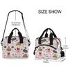 Ballerina Girl Lunch Bag for Kids Cute Ballet Insulated Cooler Lunch Box Large Capacity Lunch Organizer for Boys Girls view 3
