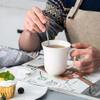 6-Piece 340ML White Porcelain Coffee Tea Mugs view 2