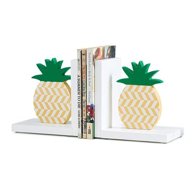 Book Ends CuteBook Ends TrendBookends CreativityWoodenBook Stopper Home Bedroom Decoration Best Gifts for Children and Adults (Color : A)