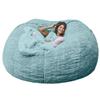 Bean Bag Chair for Adults (No Filler),Luxurious Giant Bean Bag Chair Cover,Comfortable PV Fur Sitting Sofa Chair Bean Bag Cover for Home Garden Lounge Living Room Indoor Outdoor view 1