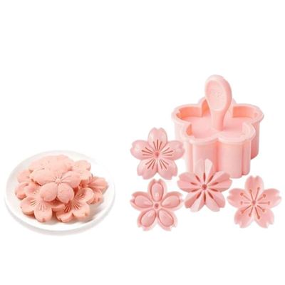 5pcs/set Pink Cherry Blossom Mold Stamp (Pink 1set)