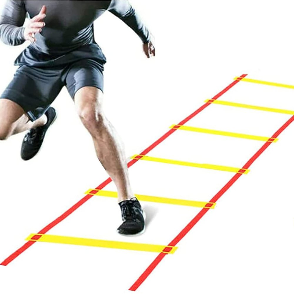 Agility Ladder Flexibility Agility Ladder, Cones Football Training Equipment, Speed Agility Training Set, for Indoor/Outdoor Personal Training(Size:3m)