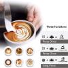 AIZYR Electric Detachable Milk Frother and Steamer Stainless Steel Milk Warmer with Hot & Cold Foam for Coffee, Hot Chocolates, Cappuccino,220v view 3