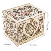 Wedding Card Box, Wooden Gift Card Box with Lock and Key for Reception Wedding Anniversary Baby Shower Birthday Party Decorations view 4