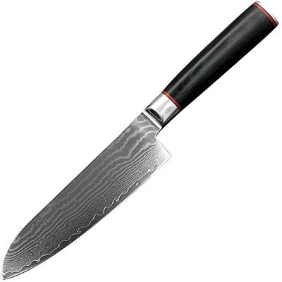 Chef Knife, Damascus Chef Knife Japanese Kitchen Knife Ultra Sharp Damascus Drawing Slicer Meat Santoku Cleaver Tool Chef Knife Kitchen Knife BY KKZY