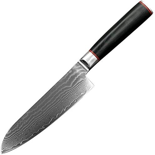 Chef Knife, Damascus Chef Knife Japanese Kitchen Knife Ultra Sharp Damascus Drawing Slicer Meat Santoku Cleaver Tool Chef Knife Kitchen Knife BY KKZY