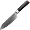 Chef Knife, Damascus Chef Knife Japanese Kitchen Knife Ultra Sharp Damascus Drawing Slicer Meat Santoku Cleaver Tool Chef Knife Kitchen Knife BY KKZY view 1