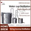 50L Distiller Spirits Kit Copper Tube Home Brew Wine Making Kit Oil Boiler Stainless Steel for DIY Whisky Brandy view 2