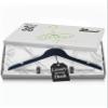 All Hung Up Slim Plastic Hangers with Clips, Color Hangers for Blouses & Clothes (Navy Blue, 36pk) view 1