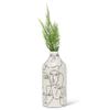 Abbott Collection 27-PABLO-296 Large Vase with Faces, White/Black view 2