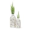 Abbott Collection 27-PABLO-296 Large Vase with Faces, White/Black view 4