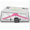 All Hung Up Slim Plastic Hangers with Clips, Clothes Hangers, Hot Pink (36pk) view 1