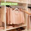 All Hung Up Slim Color Hangers with Clips, Blouse Hangers (Clear, 36pk) view 3