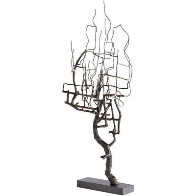 Cyan Lighting 11241 Wilting Brass - sculpture-28.75 Inches Tall and 6.75 Inches Wide