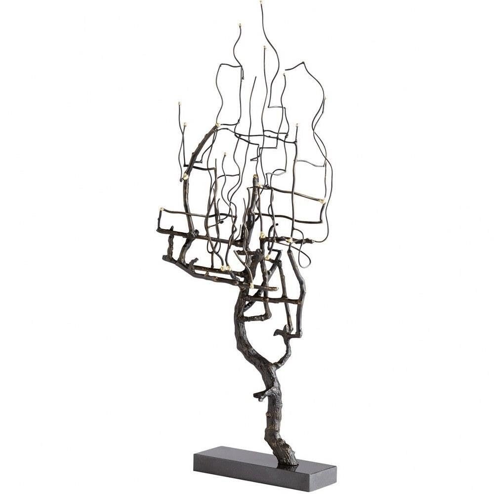 Cyan Lighting 11241 Wilting Brass - sculpture-28.75 Inches Tall and 6.75 Inches Wide