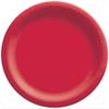 Round Paper Plates - 8.5" | Apple Red | Pack of 50 view 1