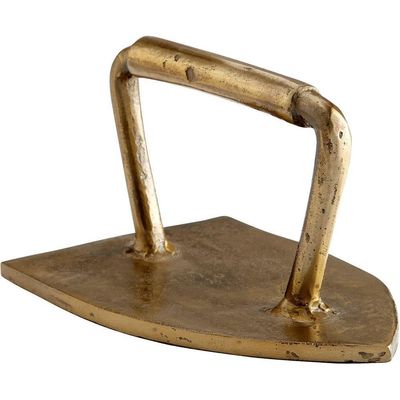 Cyan Lighting 11232 Iron Token - Sculpture-4.25 Inches Tall and 7.25 Inches Wide, Aged Brass Finish