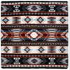 QISU Wool Blanket Throw | Large, Beautiful, Warm, Variegated, Handmade in Ecuador by Local Artisans | 94 x 78 | Ultra-Soft, Hypoallergenic, Breathable | Non-Itchy or Scratchy Fabric (Collard Trogon) view 2