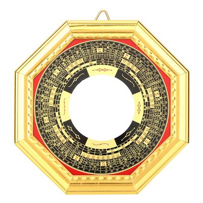 Tyenaza Bagua Mirror, Feng Shui Traditional Chinese Convex Mirror for Protection Door, Lucky Outdoor for Home Business Good Luck