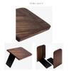 HFFTQ Wooden Bookends,Thick Walnut Bookshelf Book Holder,Suitable for HomeOffice,SchoolLibrary Book Ends2 Pairs/4 Pieces view 3