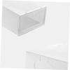 Cabilock 12pcs Thicken White Shoe Storage Box Stackable and Design for Easy Organization and Moisture for Spaces and Dorm Rooms view 2
