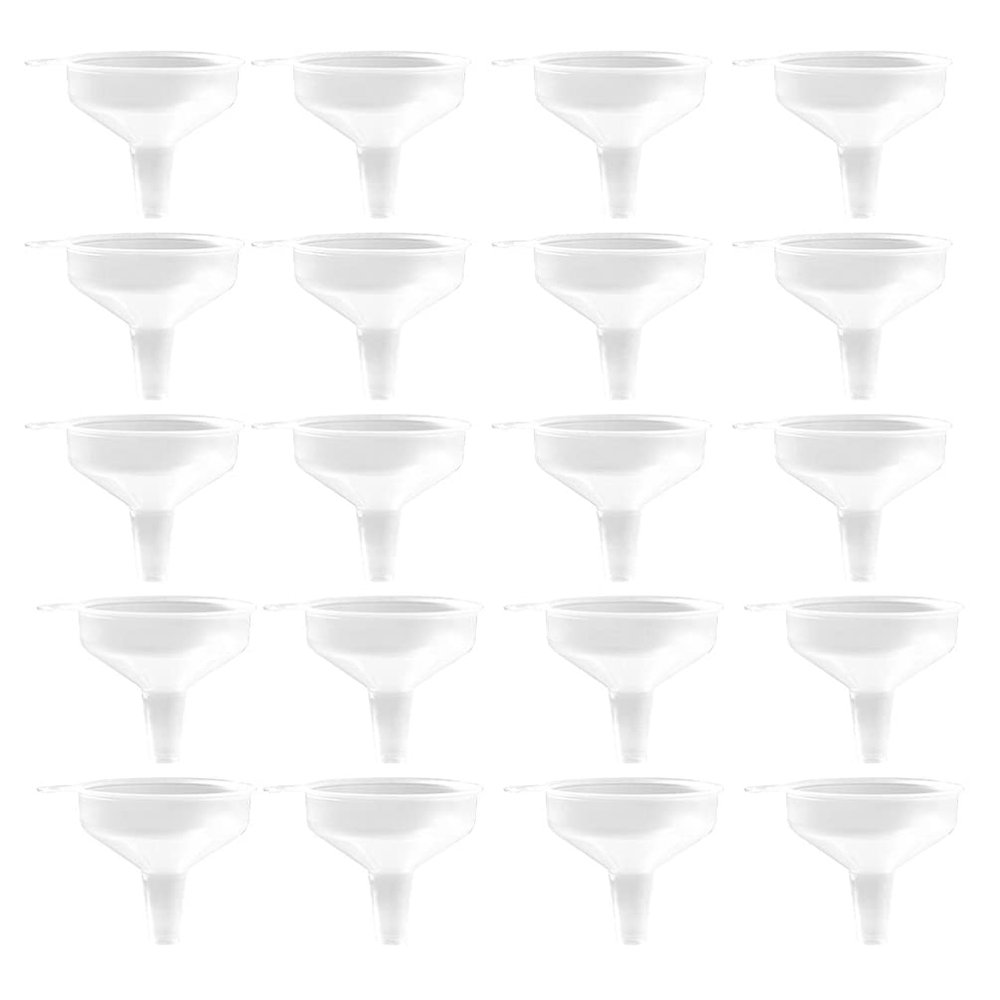 120pcs Dispensing Funnel Car Tools Laboratory Splitter Funnel Chemicals Liquid Filtration Small Clear Travel Cosmetic Makeup Tools Pp