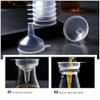 120pcs Dispensing Funnel Car Tools Laboratory Splitter Funnel Chemicals Liquid Filtration Small Clear Travel Cosmetic Makeup Tools Pp view 3