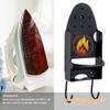 Fanxina Wall Mount Steam Iron Holder Ironing Board Hanger Household Laundry Wall Mount Iron Hanger Ironing Board Rack Black- for Iron Max 5.5 inch Width Iron view 4
