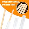Amkoskr 51000Pcs Disposable Wood Coffee Stir Sticks Stirrers Individually Paper Wrapped Coffee Tea Beverage Stirrers Stirrings 7.5 Inch,190mm view 3